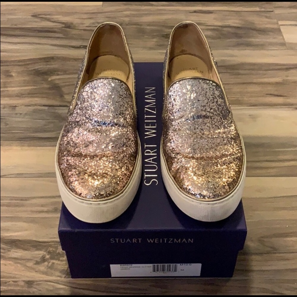 Glitter Slip Ons - Great condition!